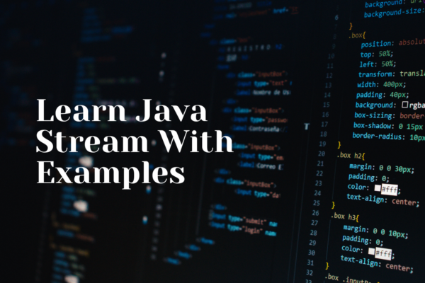 Java-Stream-With-Examples