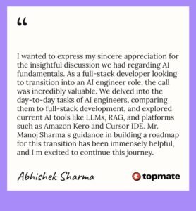 Manoj Sharma-Mentoring-Topmate-Abhishek
